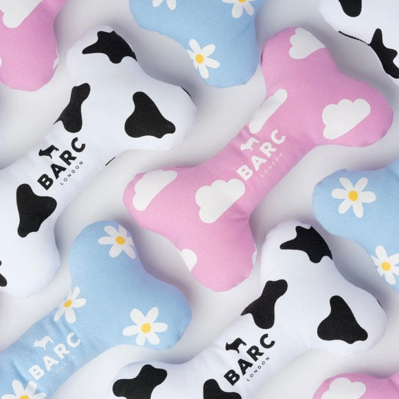 Cloud Squeaky Dog Bone Toy