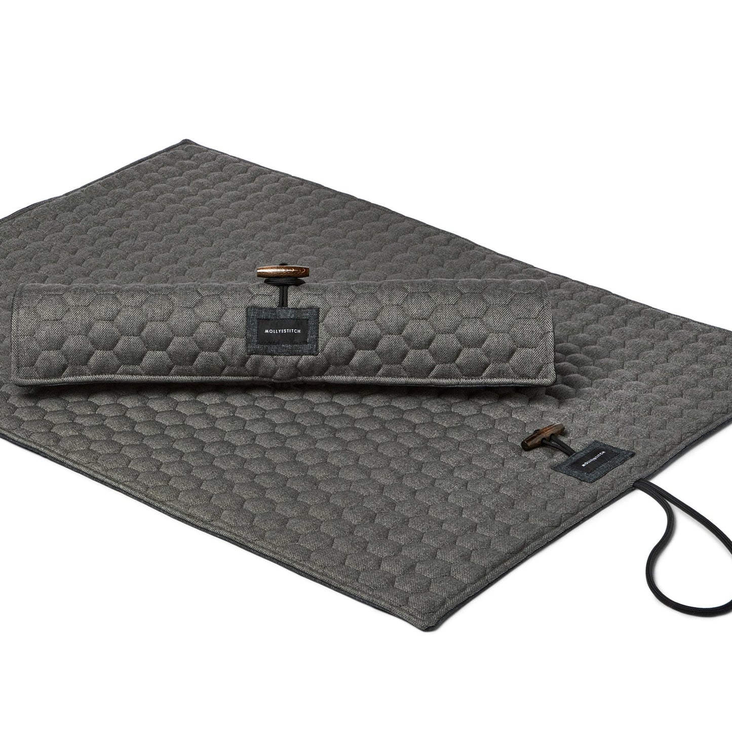 Honeycomb dog travel mat Grey
