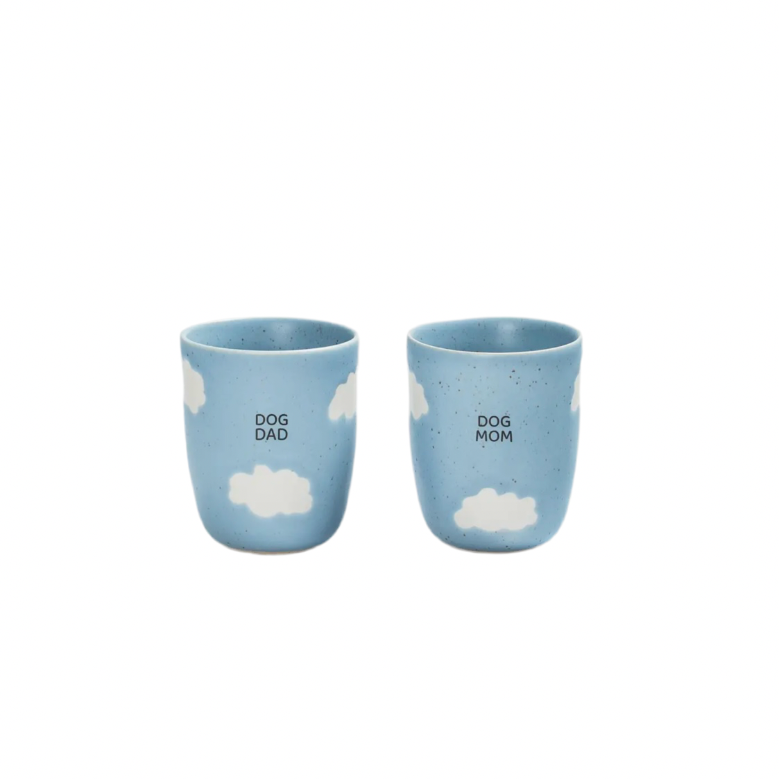 Cloud Medium Cup 220ml Dog Mom & Dad 2 Pieces