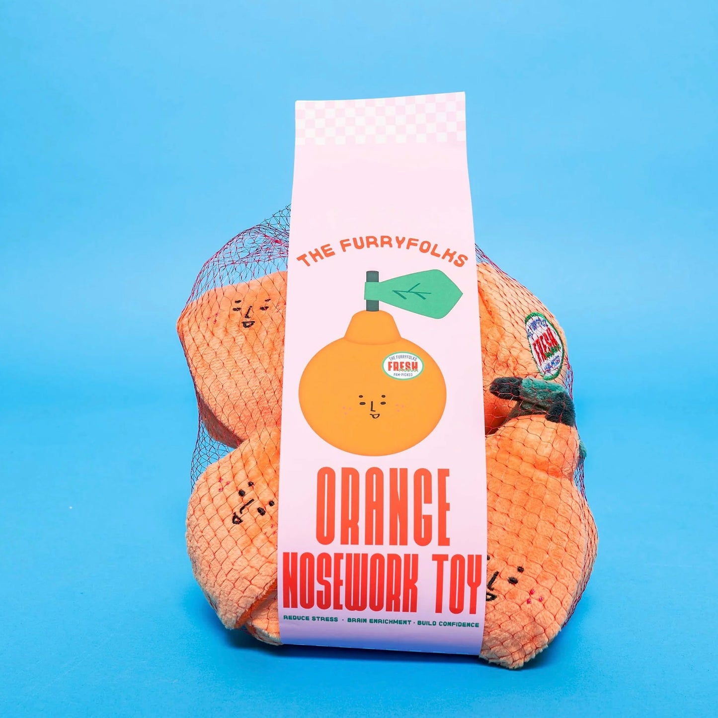 Orange Nosework Toy