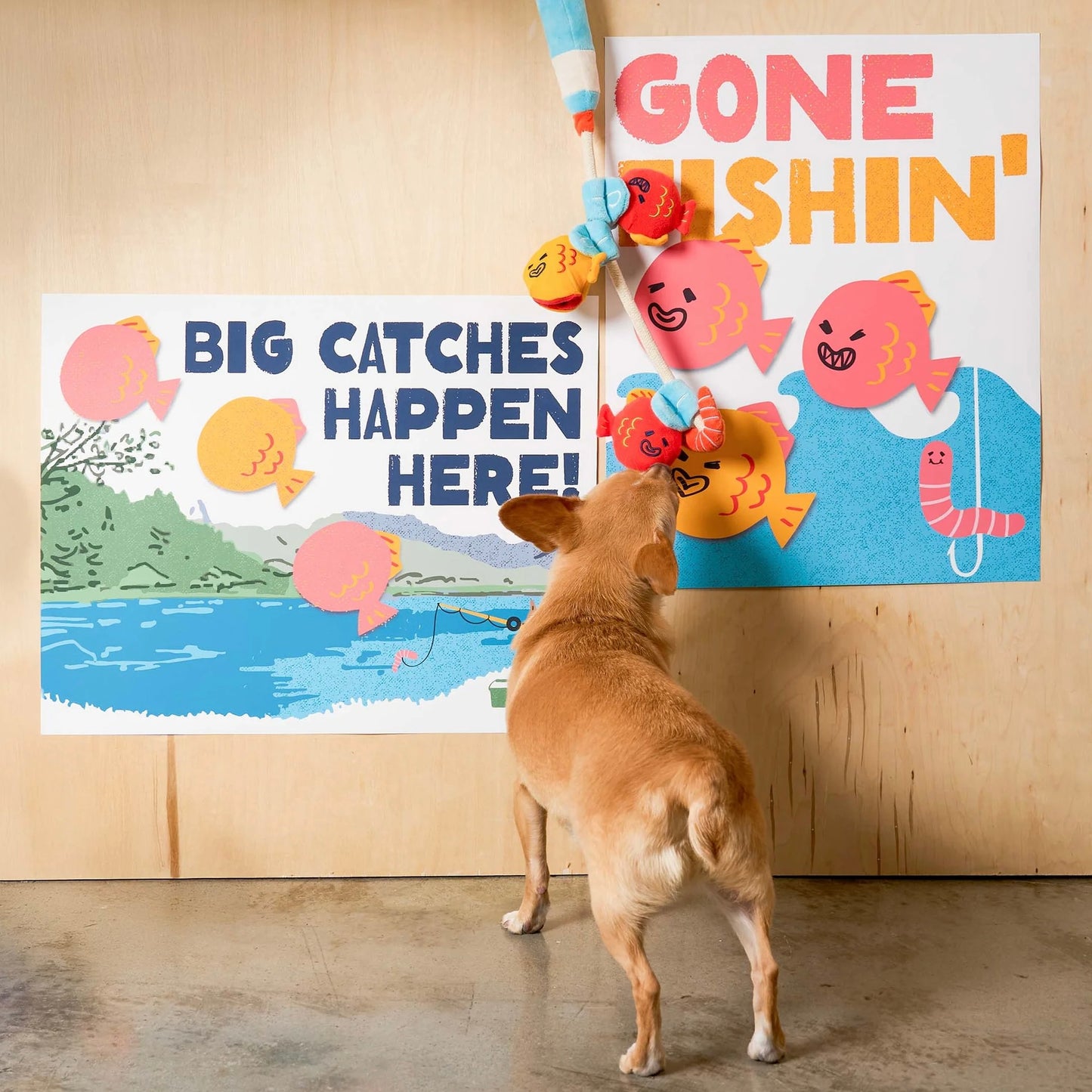 Fishing Nosework & Tug Toy