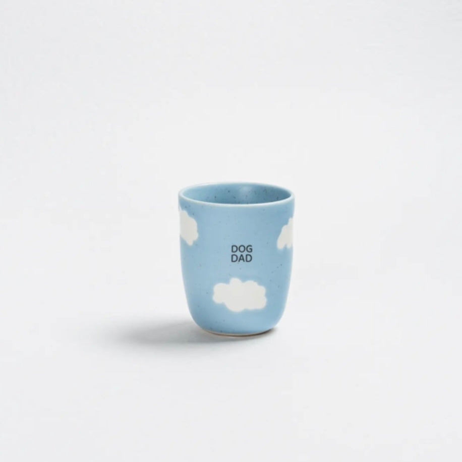 Cloud Medium Cup 220ml Dog Mom & Dad 2 Pieces