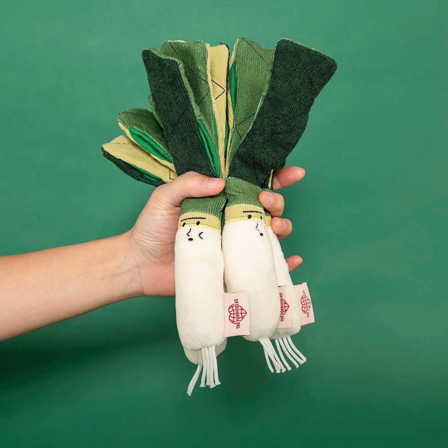 Green Onion Nosework Toy