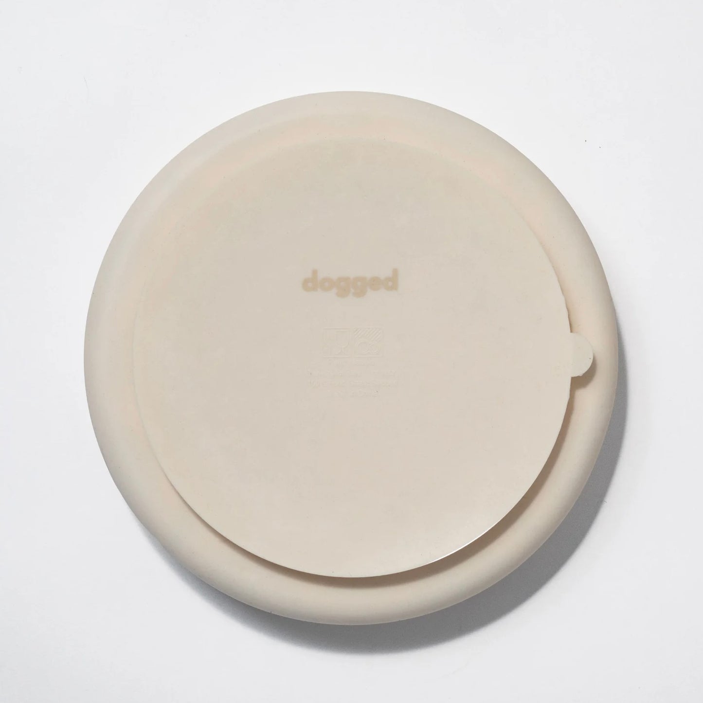 circulo slow feeder bowl - buttercream