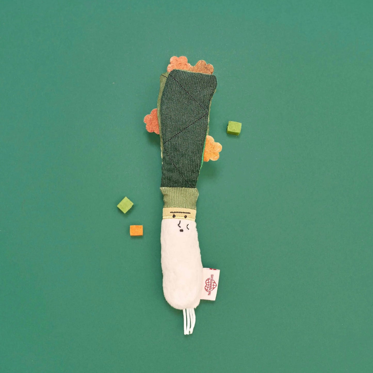 Green Onion Nosework Toy