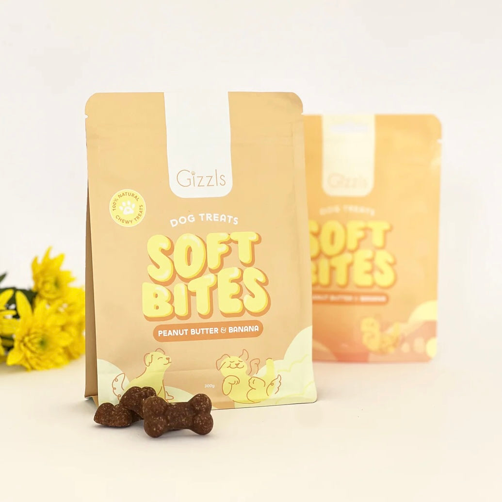 Peanut Butter & Banana Soft Dog Treats
