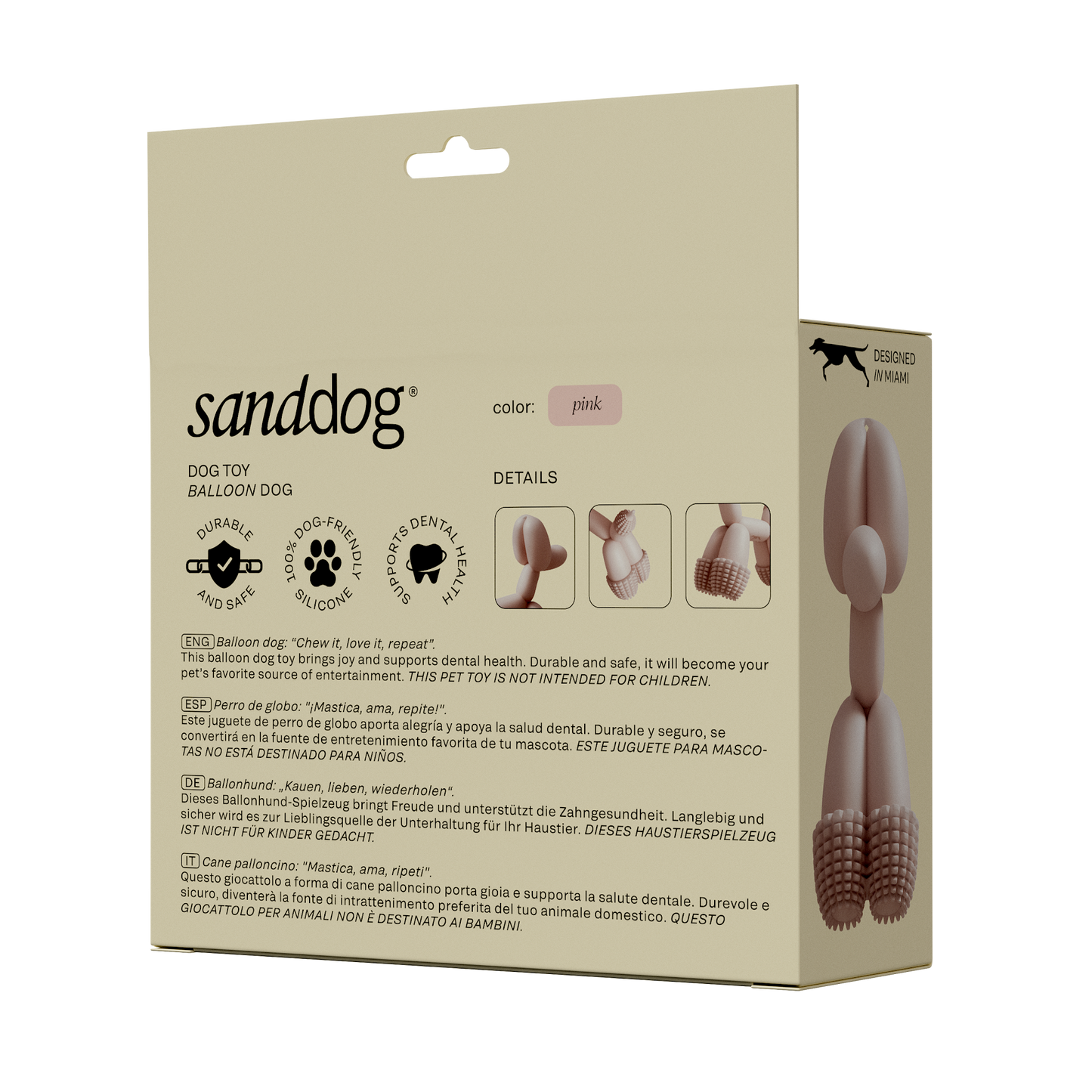 Balloon Dog toy pink