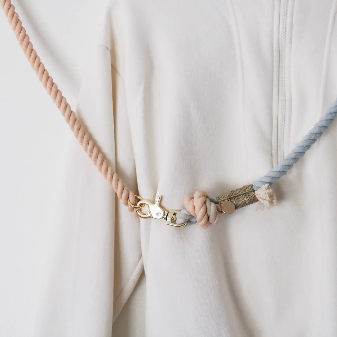 Freihändige Hundeleine aus Seil, Sonnenuntergangsorbet