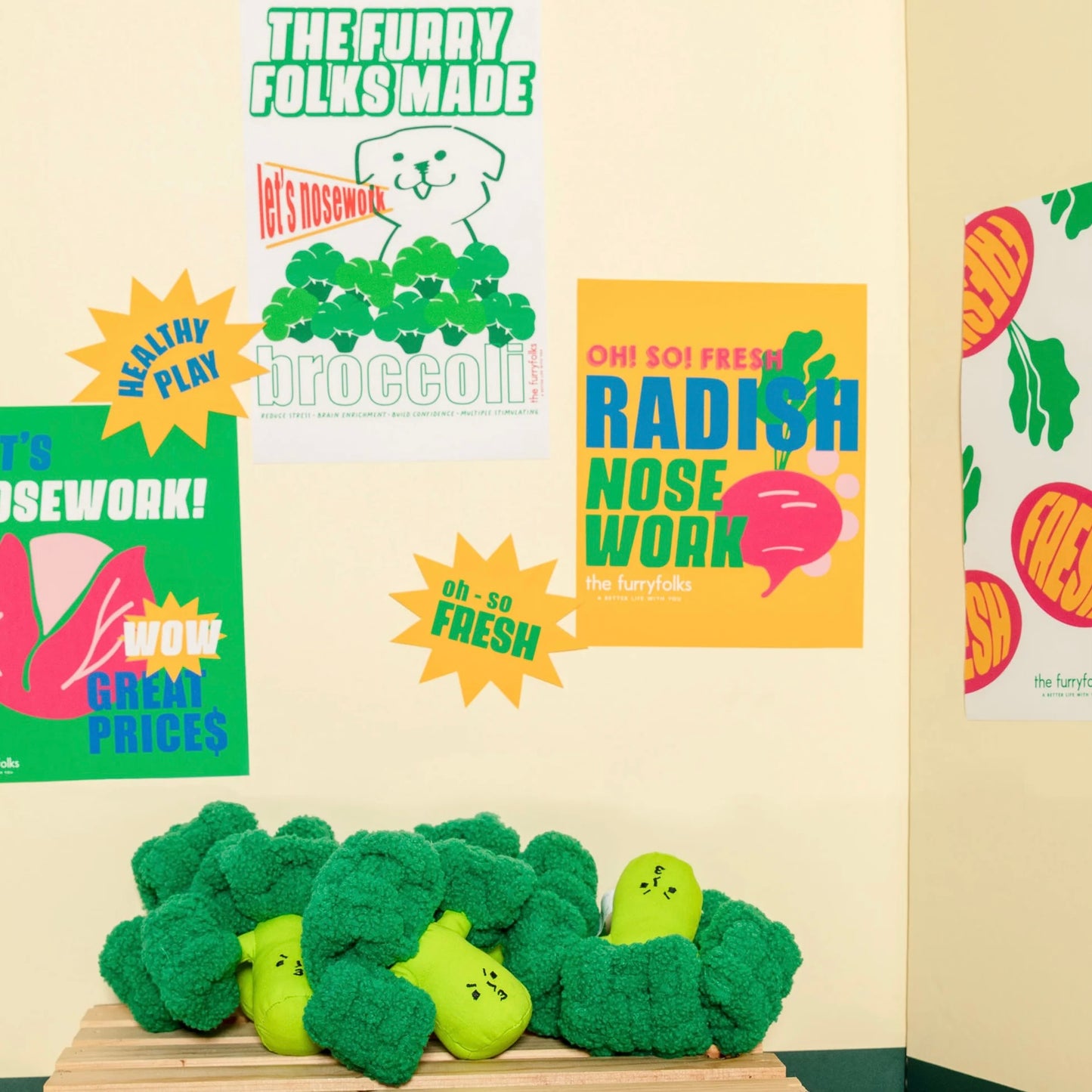 Broccoli Nosework Toy