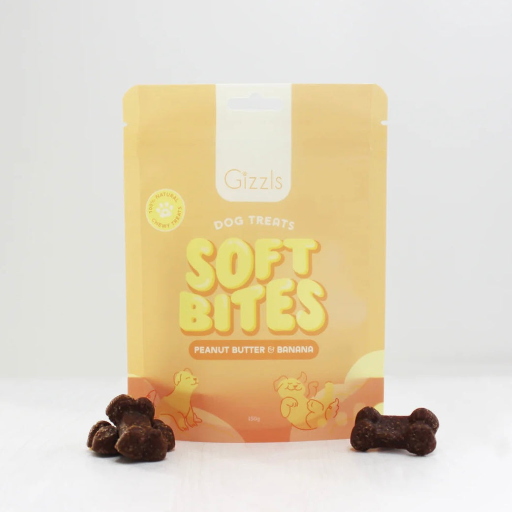 Peanut Butter & Banana Soft Dog Treats