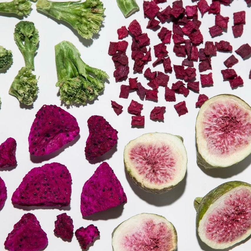 freeze dried dragon fruit topper