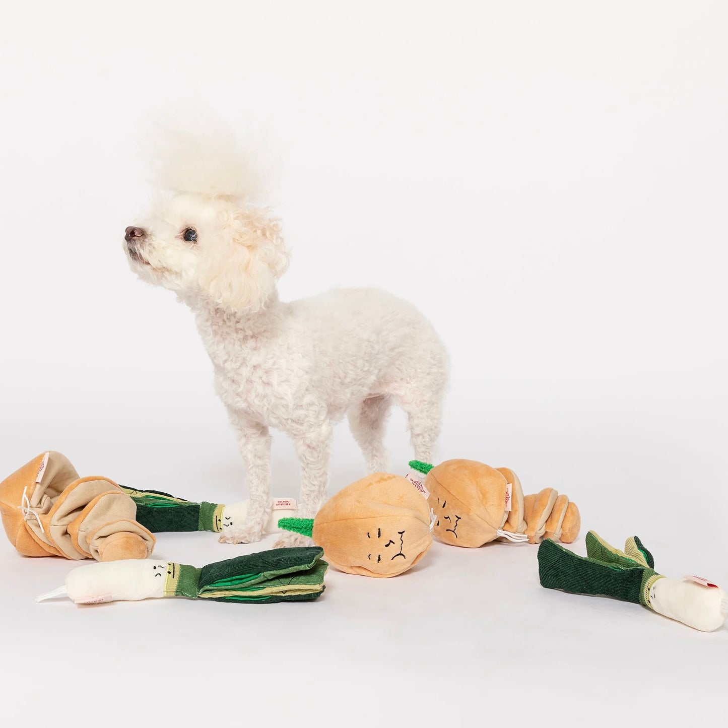 Green Onion Nosework Toy