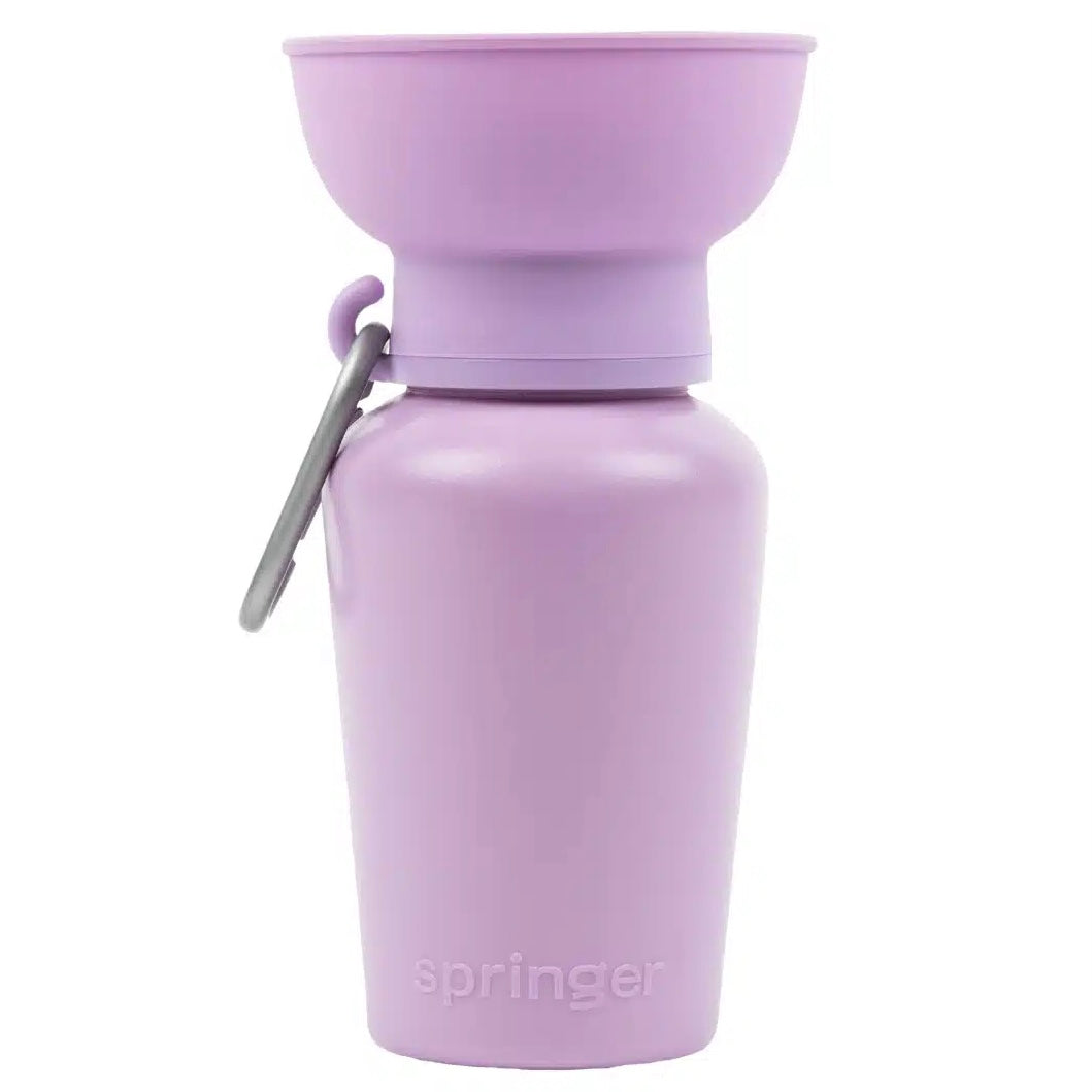 Flip travel bottle purple