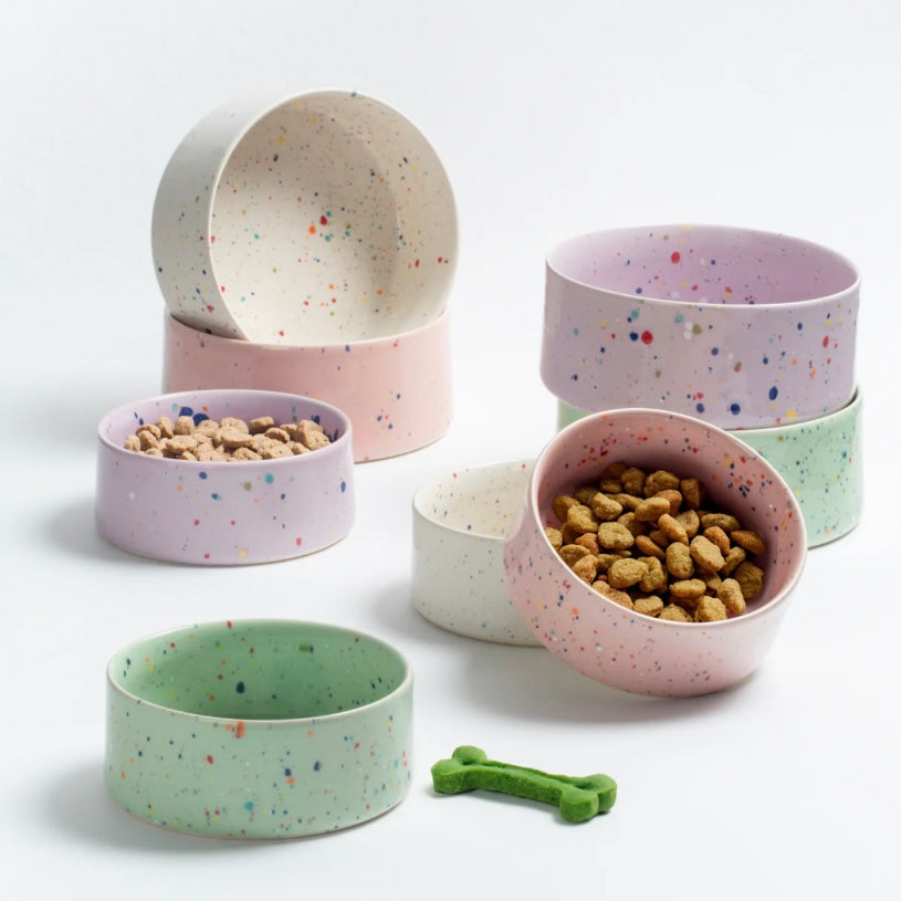 New Party Pet Bowl White