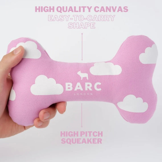 Cloud Squeaky Dog Bone Toy