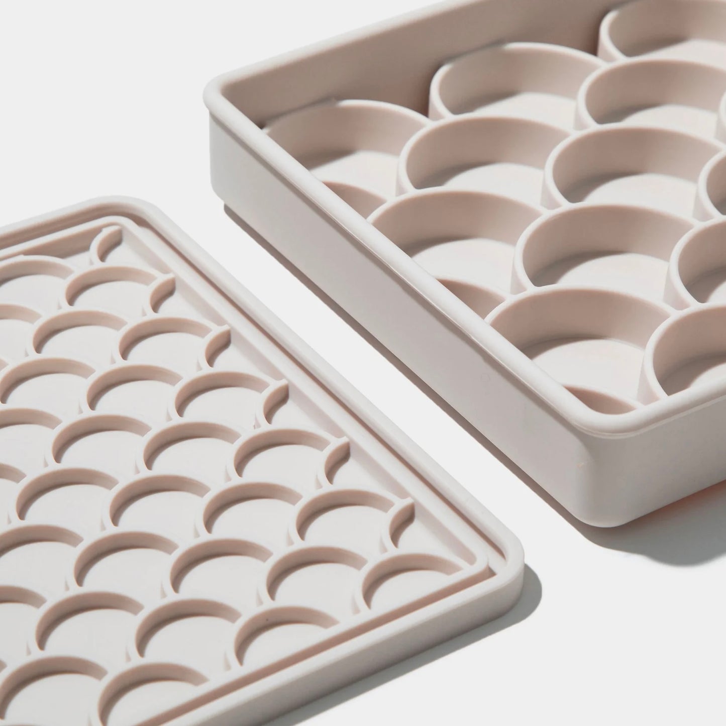 3-in-1 fish scale slow feeder bowl - sand