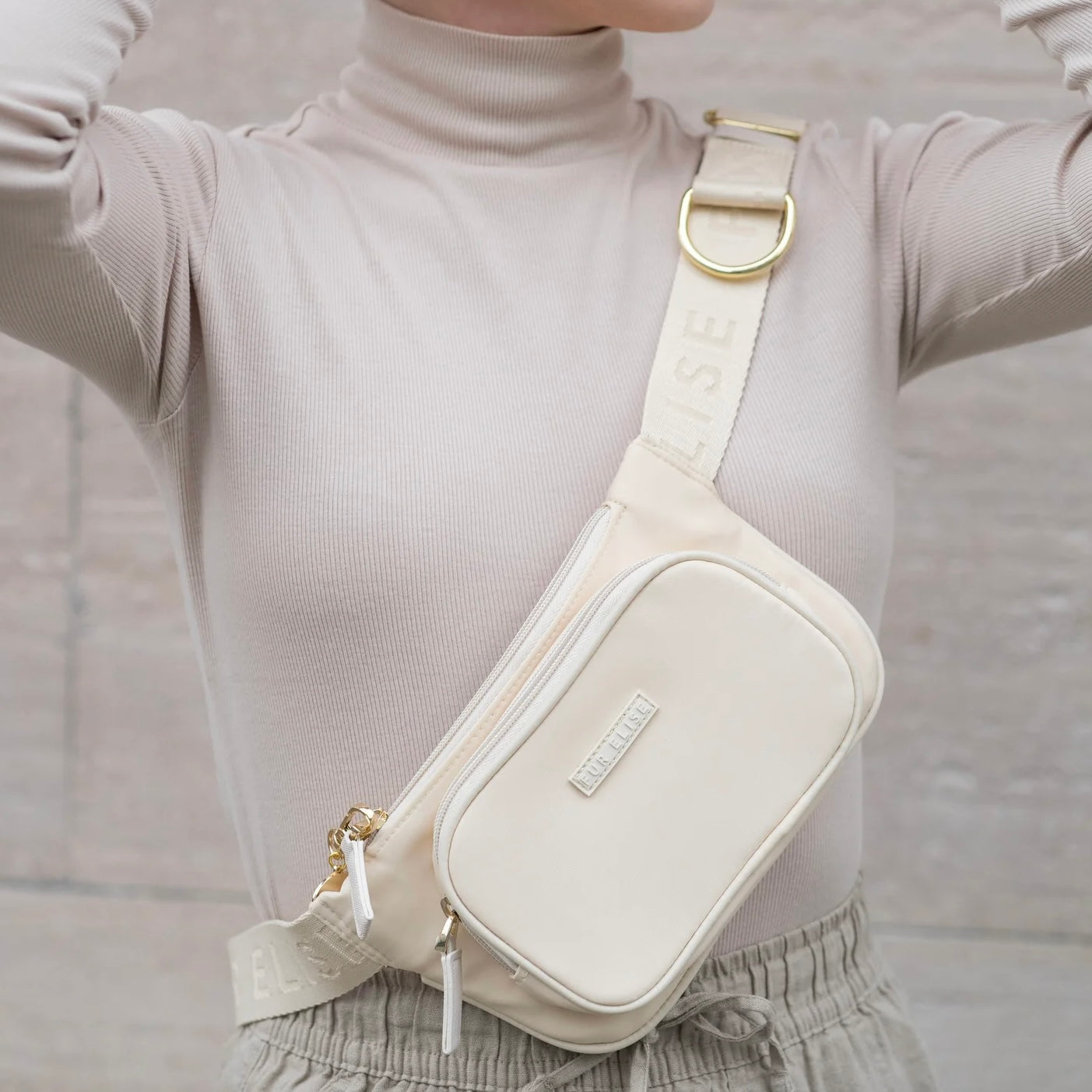 Elise Belt Bag - Bone