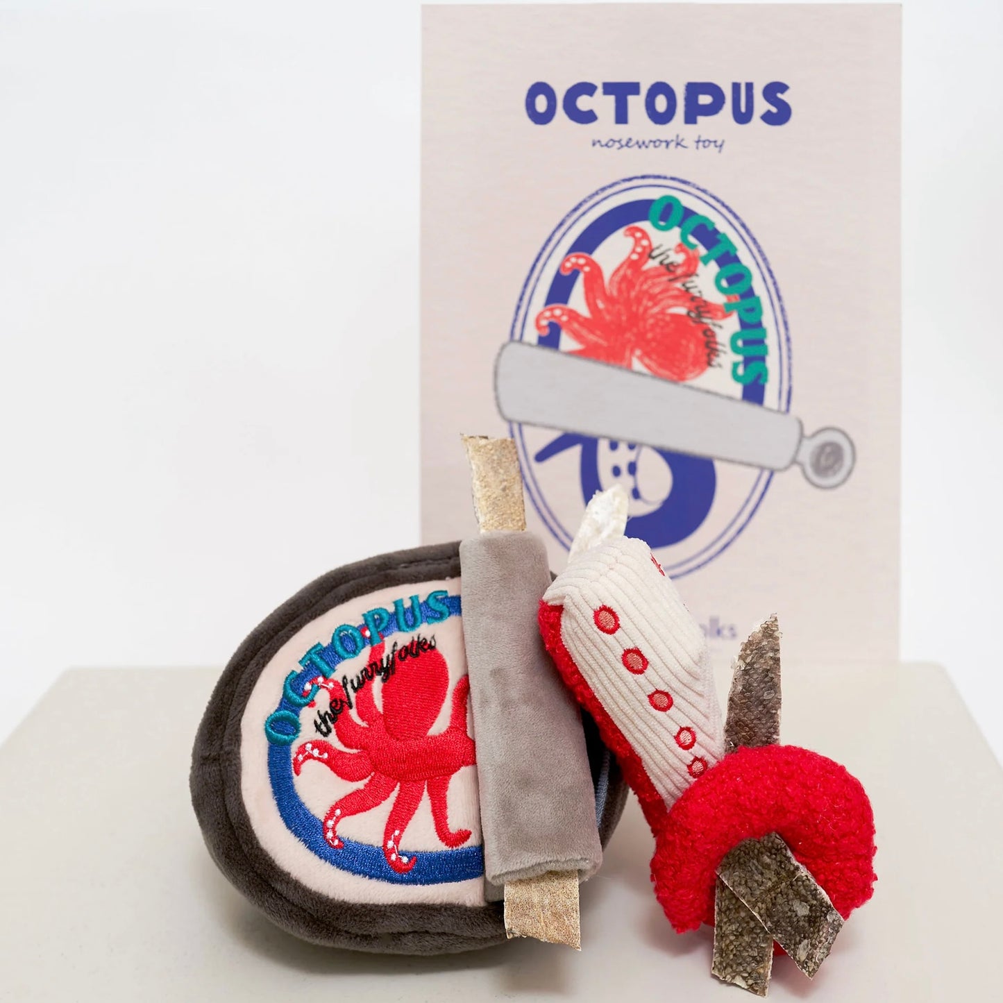 Tinned Octopus Nosework Toy
