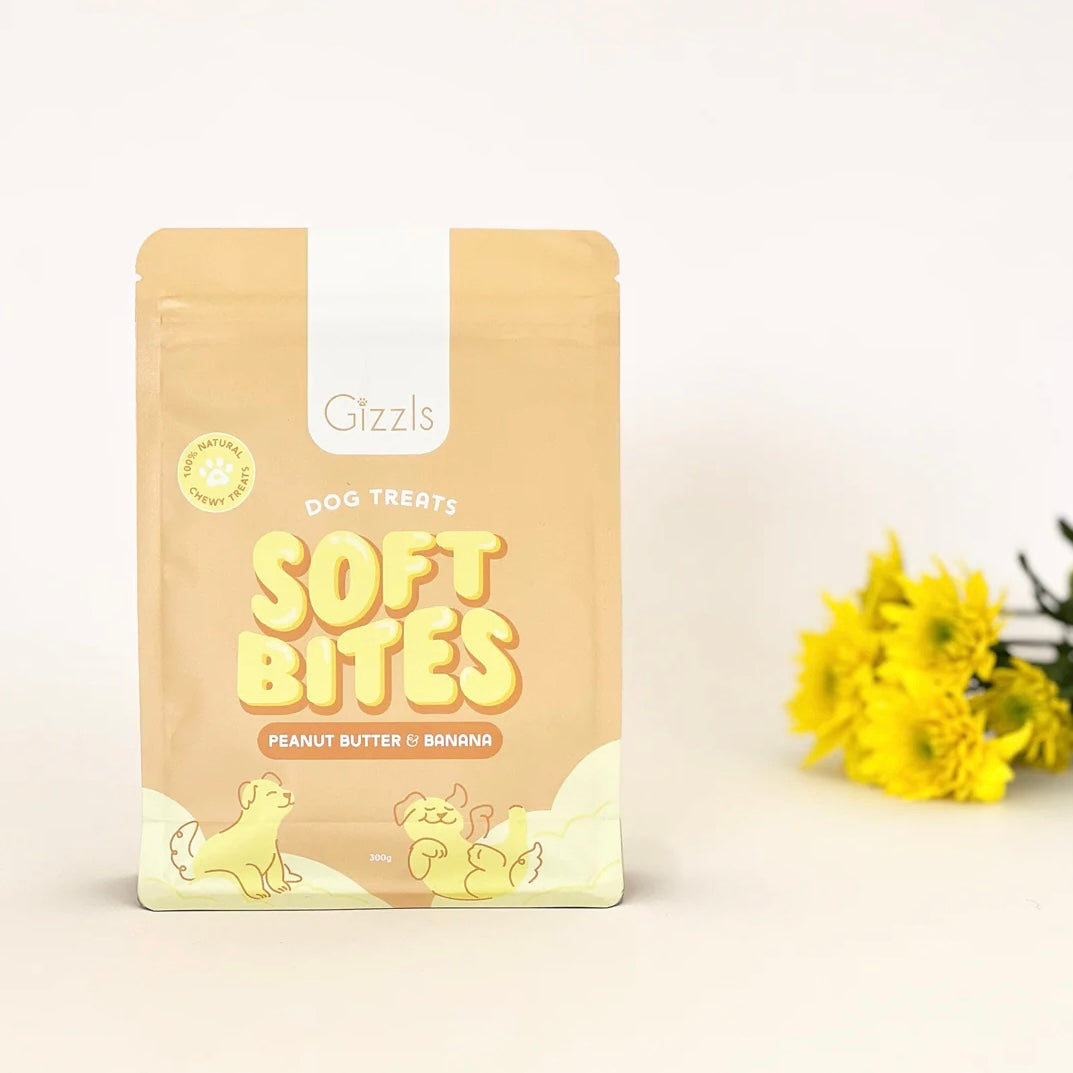 Peanut Butter & Banana Soft Dog Treats
