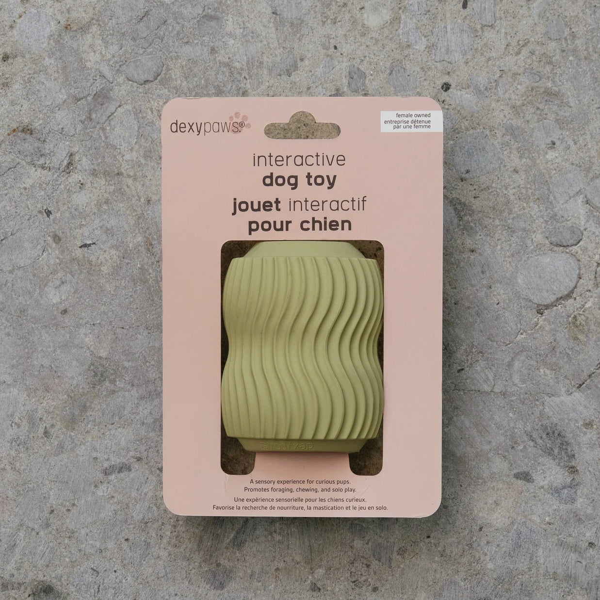Aggressive Teething Toy & Enrichment Dog Toy Sage Green