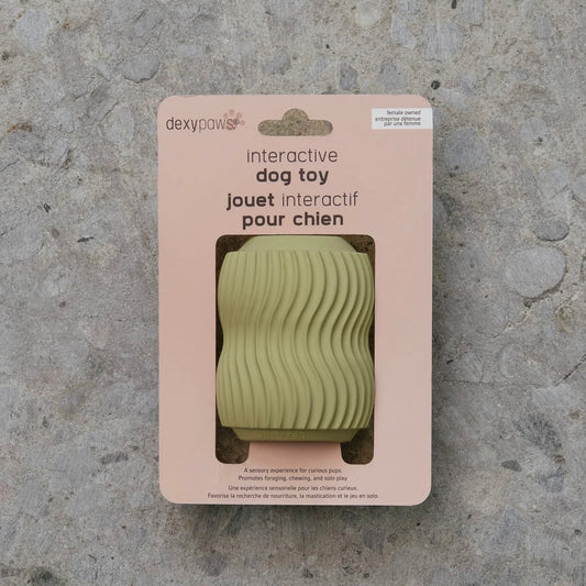 Aggressive Teething Toy & Enrichment Dog Toy Sage Green