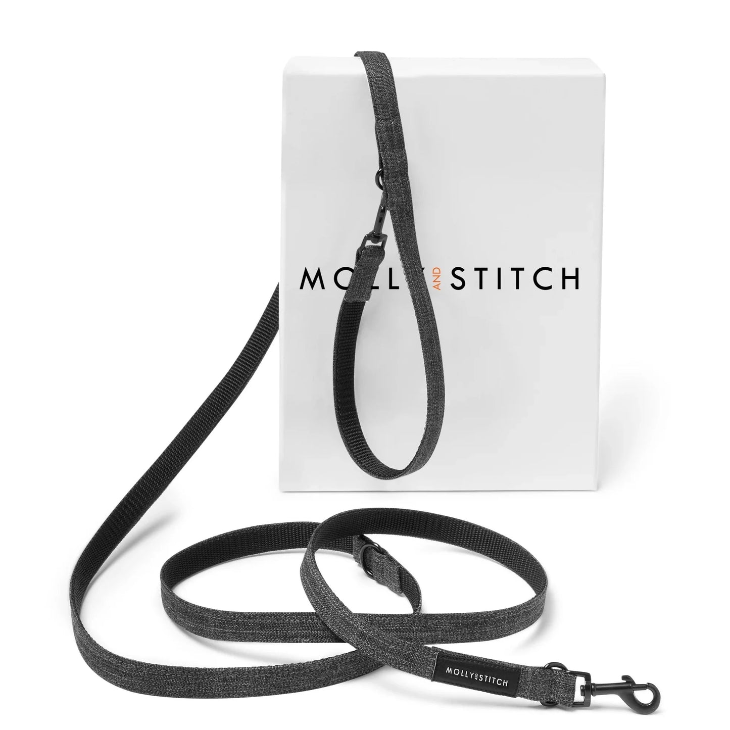 Soft rock adjustable leash Grey