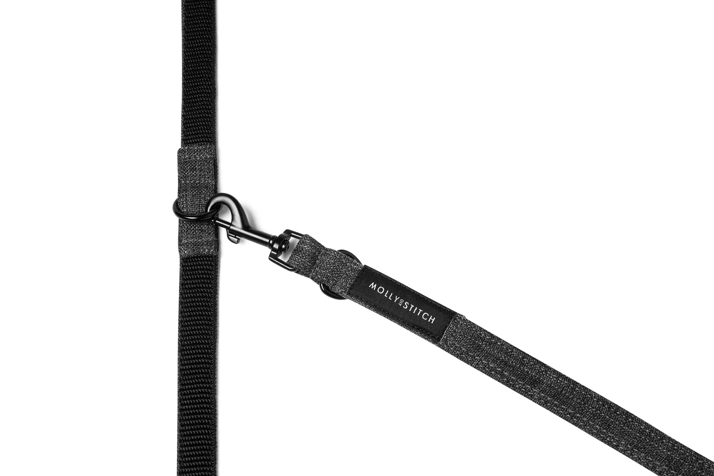 Soft rock adjustable leash Grey