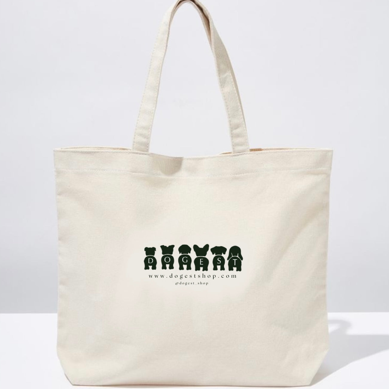 Happy dog Happy life Tote Bag