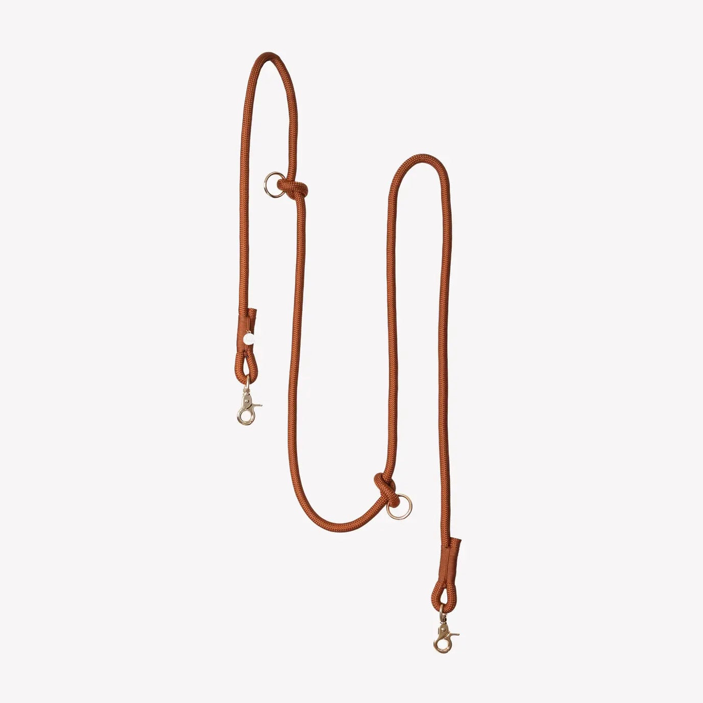 Hands Free Braided Leash clay