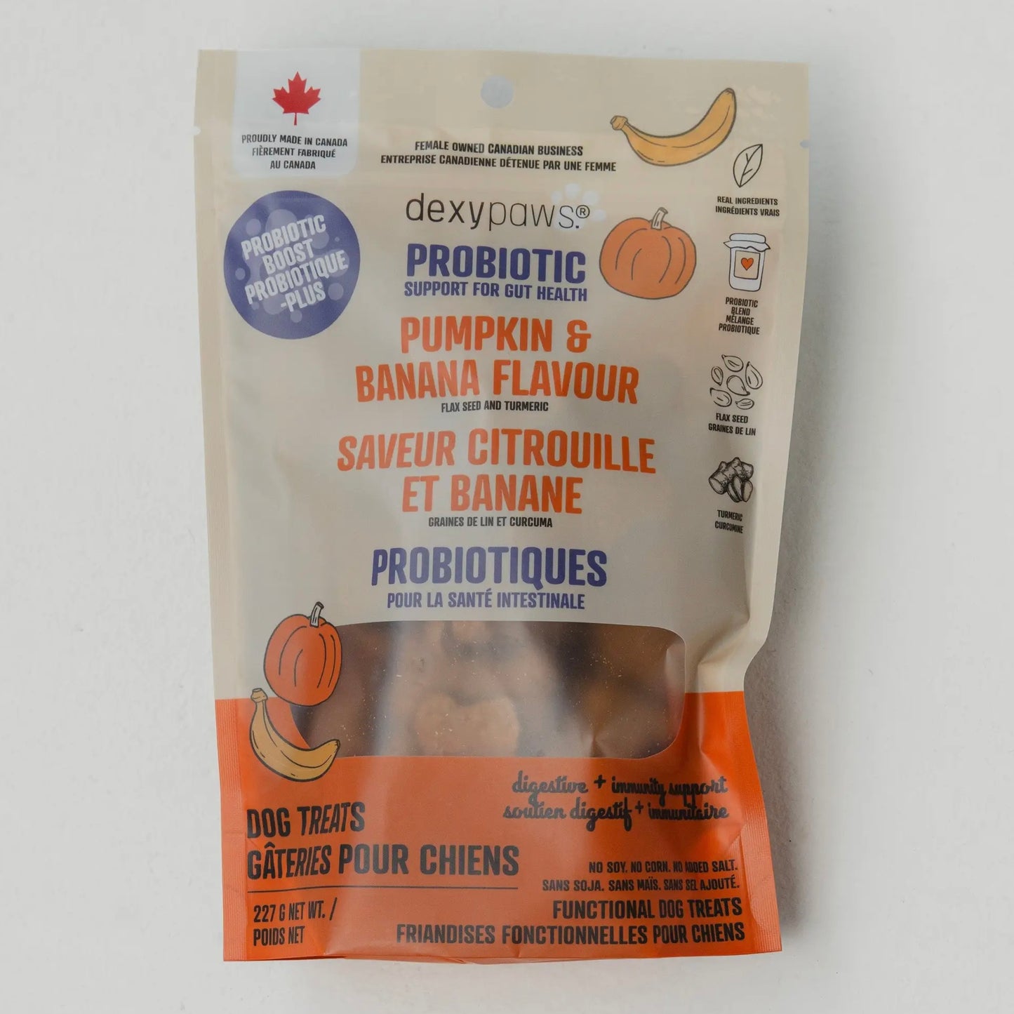 Probiotic Dog Treats with Pumpkin & Banana