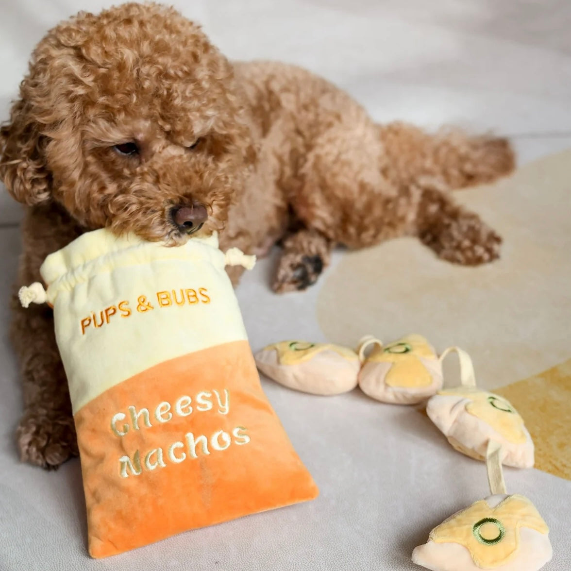 Cheesy Nachos Nosework Toy