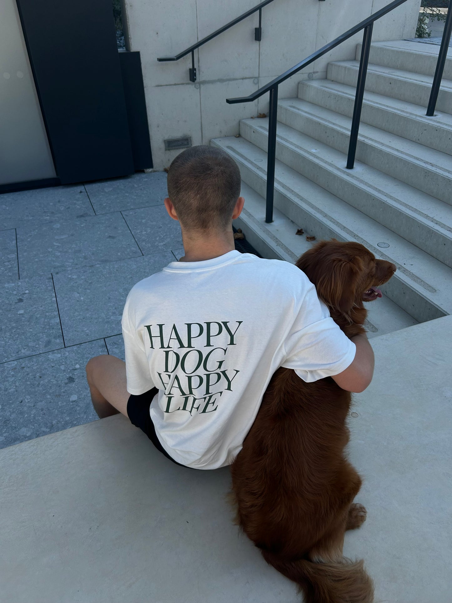 Happy dog Happy life T-Shirt