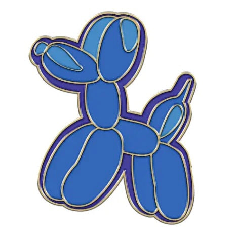 Collar charm Balloon Dog blue