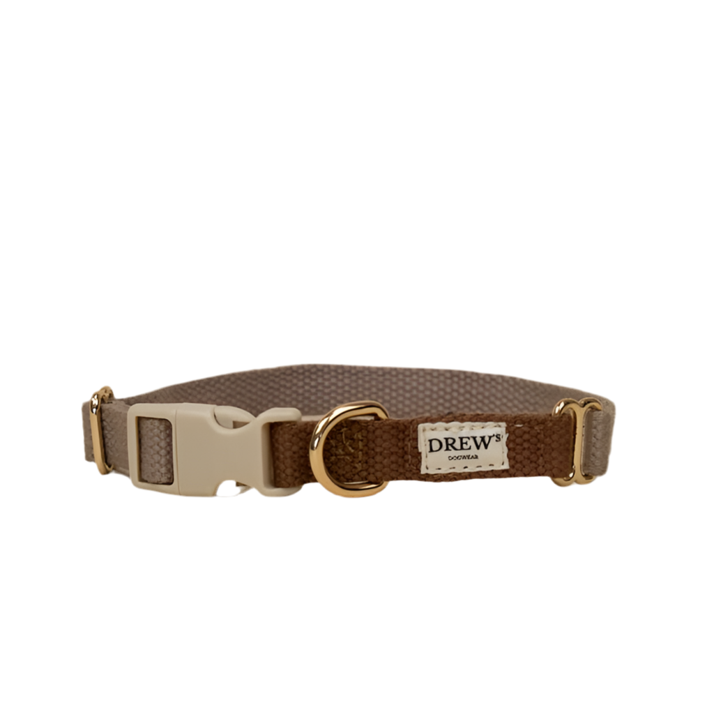 Cortado Dog Collar beige/brown