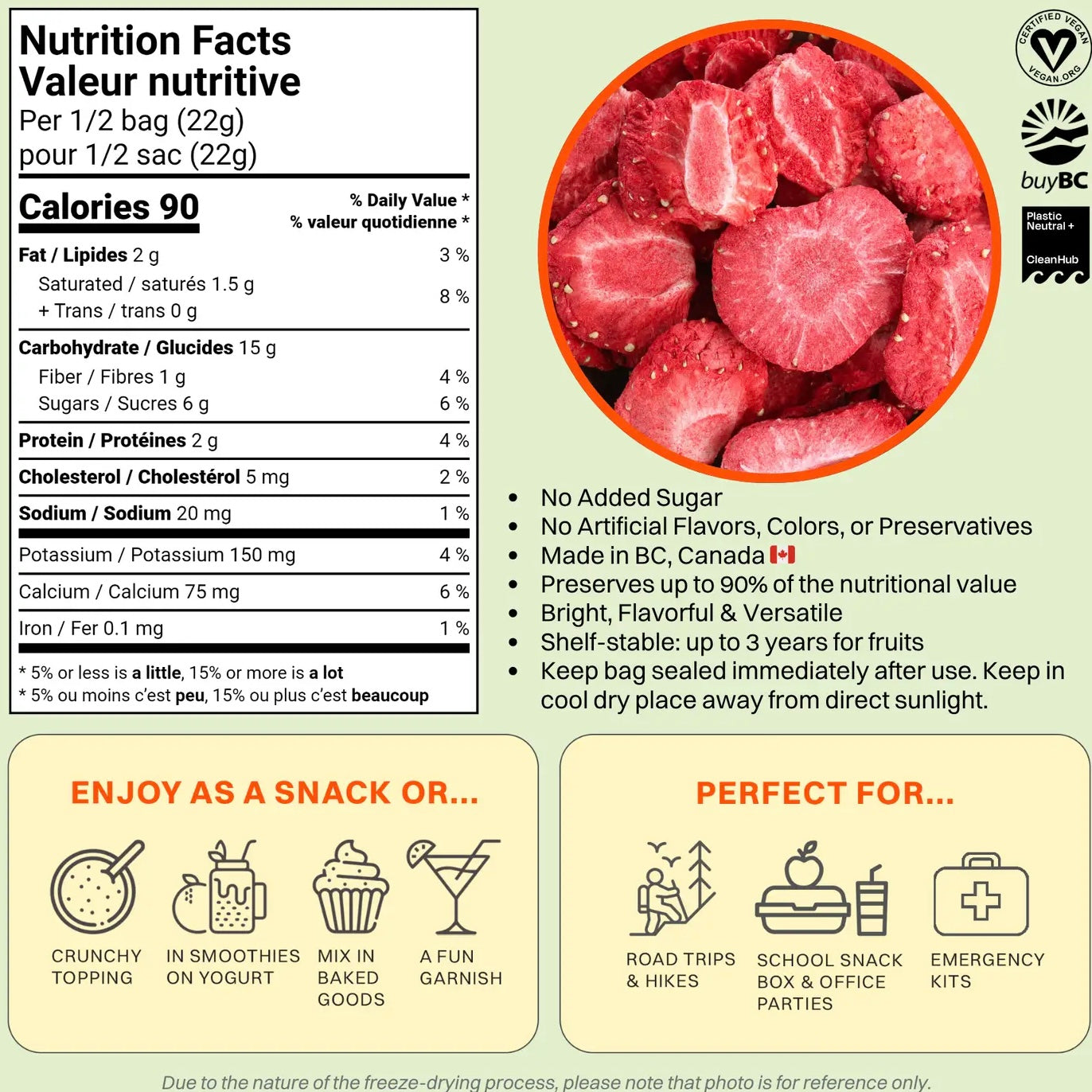 Freeze Dried Strawberries