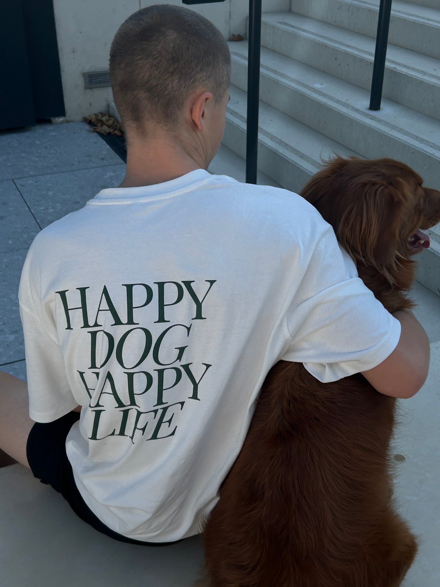 Happy dog Happy life T-Shirt