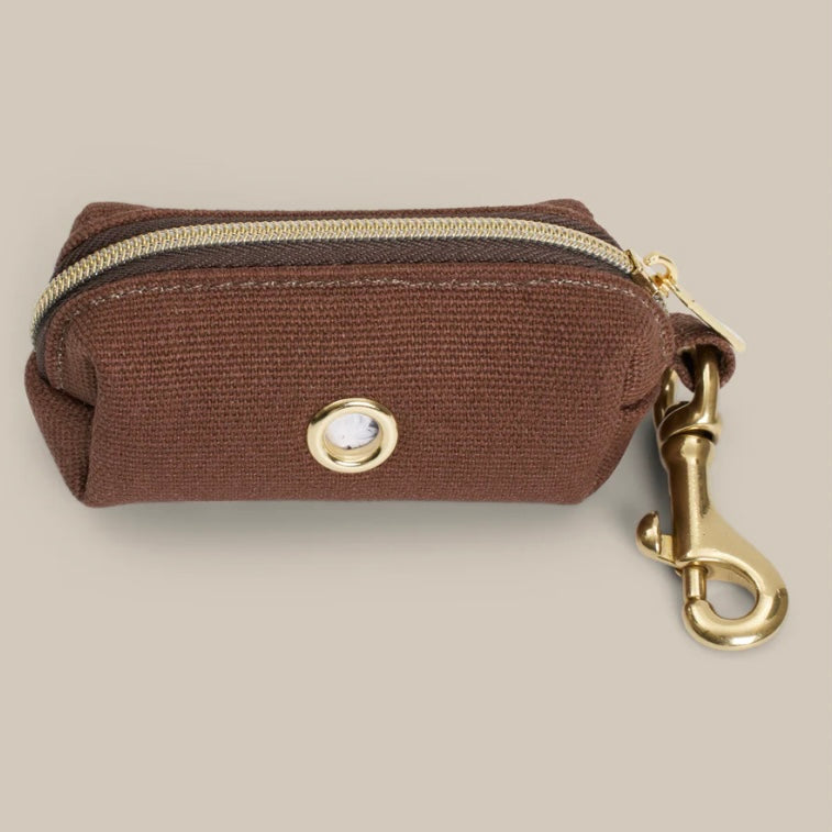 Poop Bag holder Espresso Brown