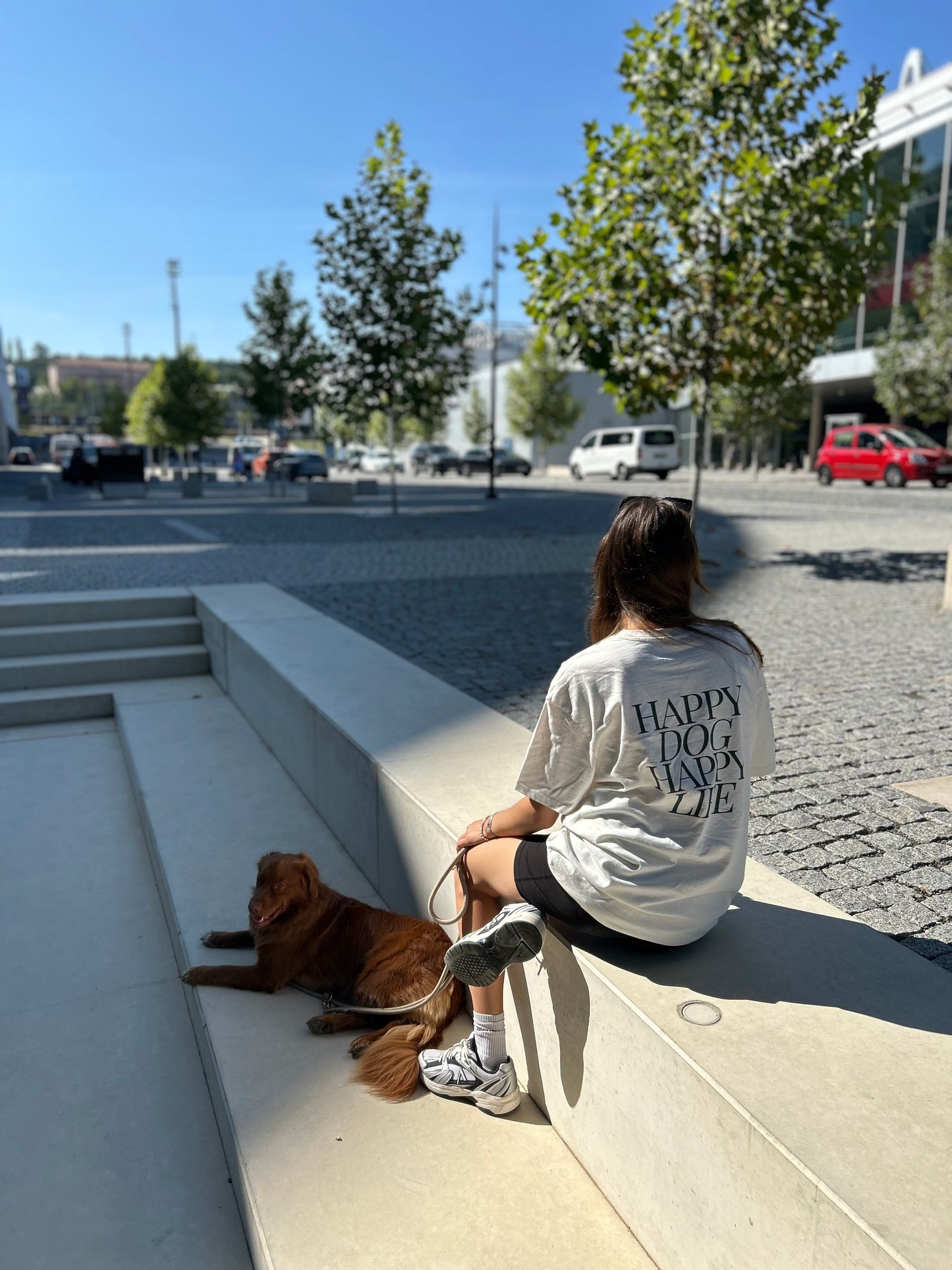 Happy dog Happy life T-Shirt