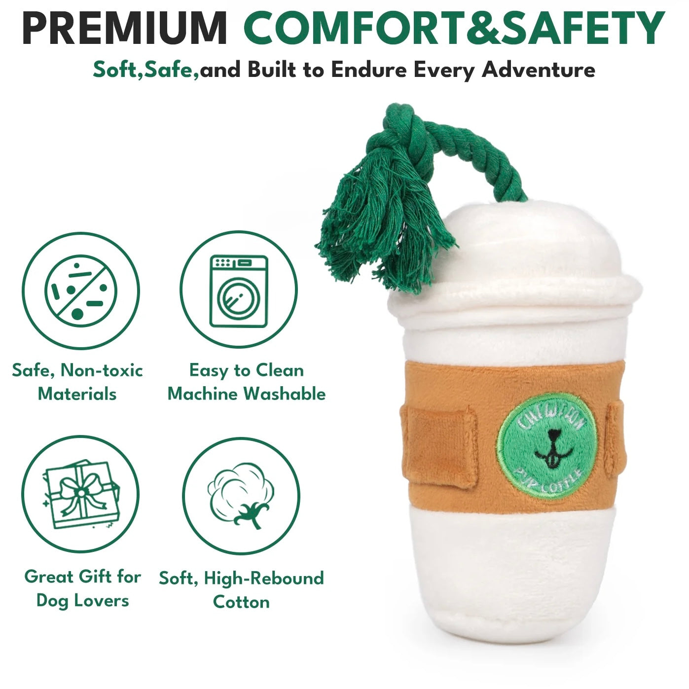 Pupcoffee Snuffle Toy