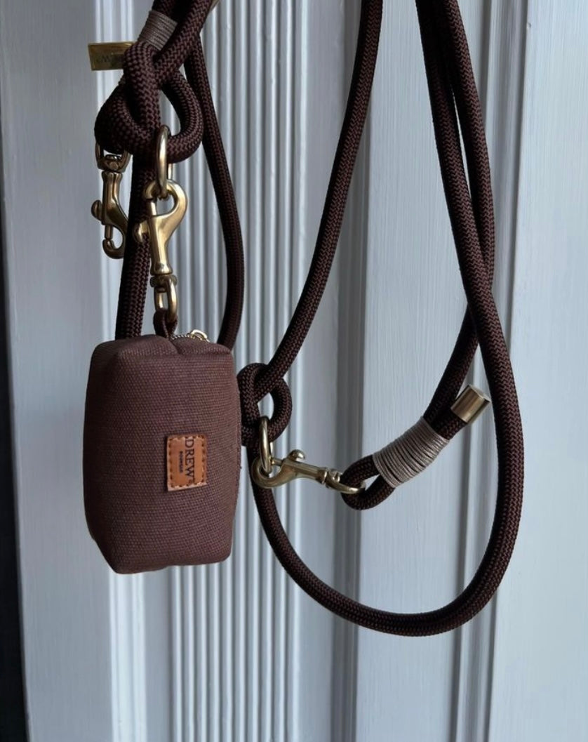 Poop Bag holder Espresso Brown