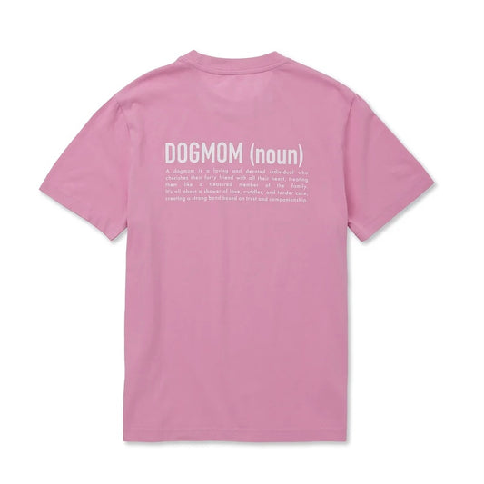 DOGMOM (NOUN) T-SHIRT pink