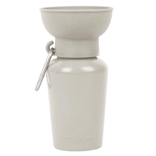 Flip travel bottle beige