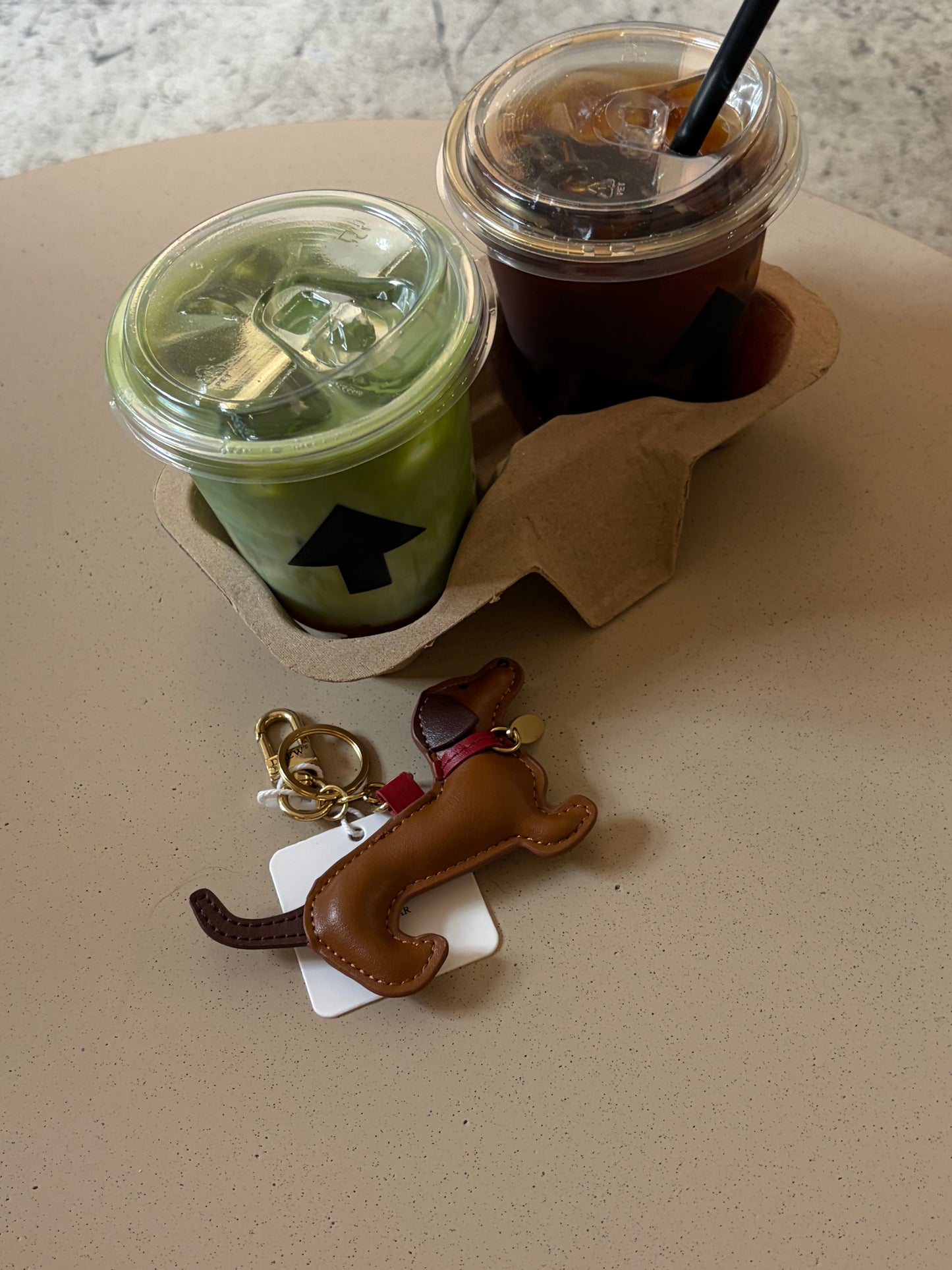 Bag charm dachshund Bordeaux