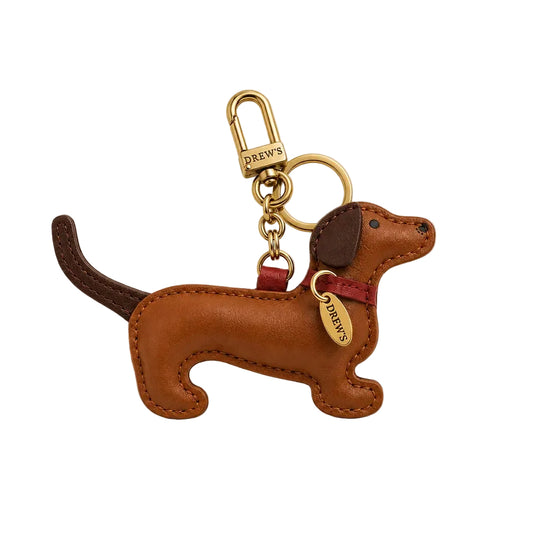 Bag charm dachshund Bordeaux