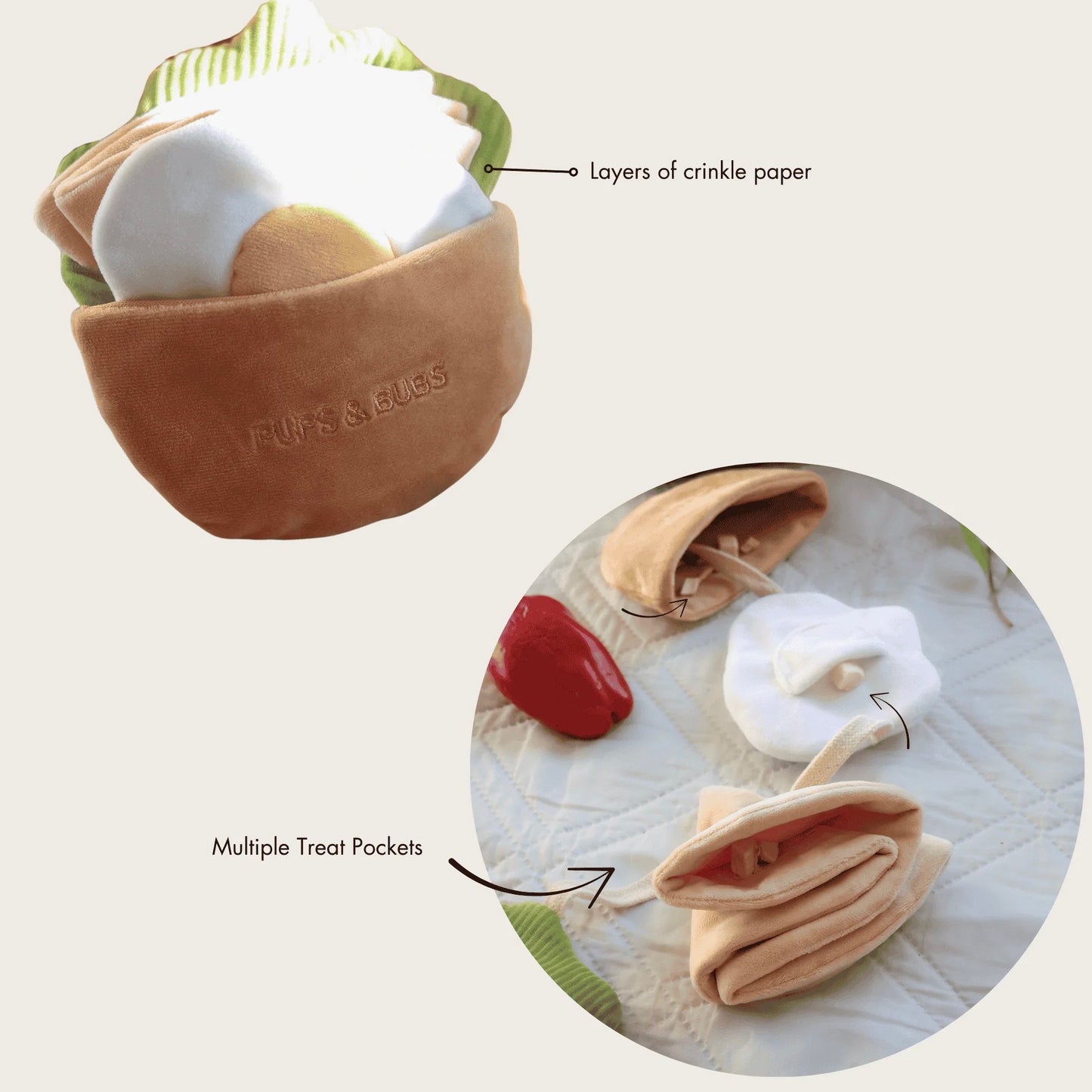 Pita Pocket Nosework Toy