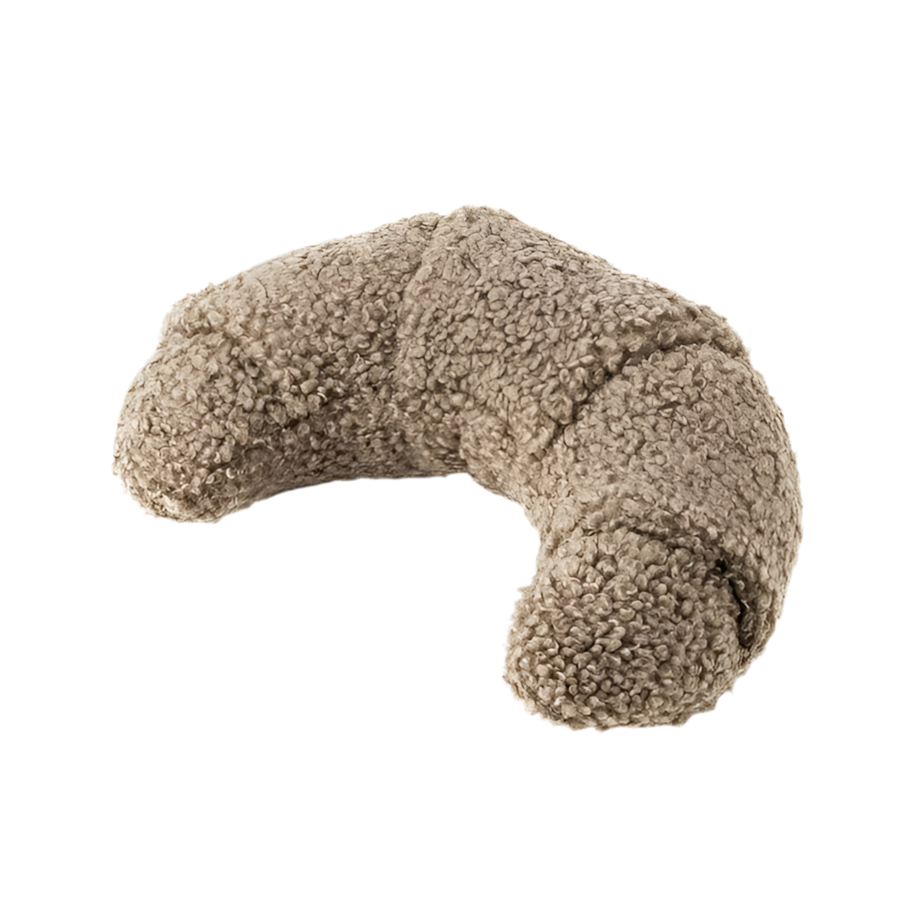 Enrichment plush dog toy CROISSANT