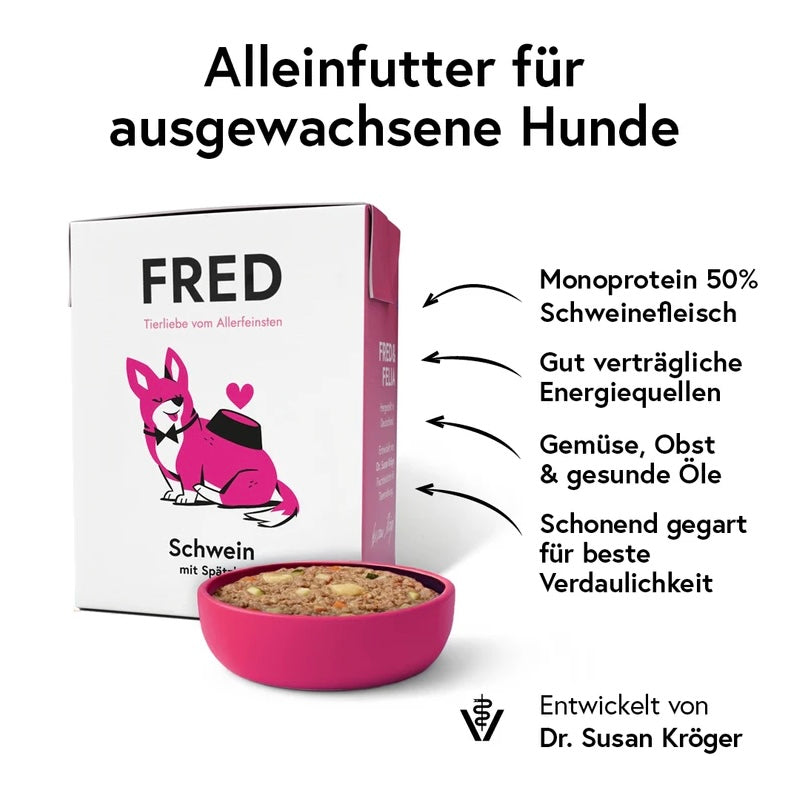 FRED Pork with Spätzle – Hearty German-Style Meal for Dogs