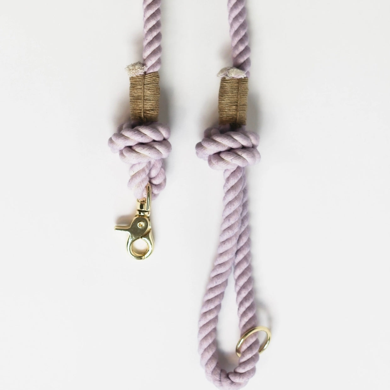 Hands Free Dog Rope Leash lavender fields