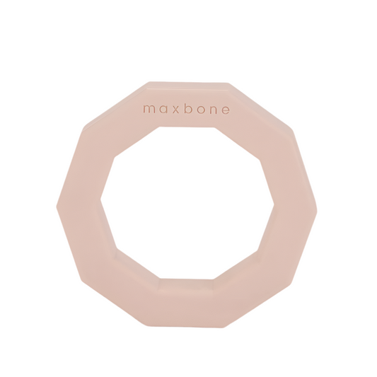 Decagon Rubber dog toy peach