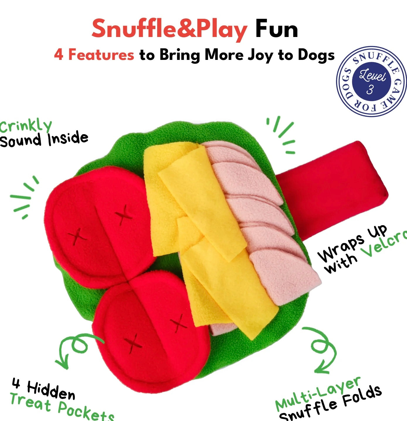 Burrito Snuffle Toy